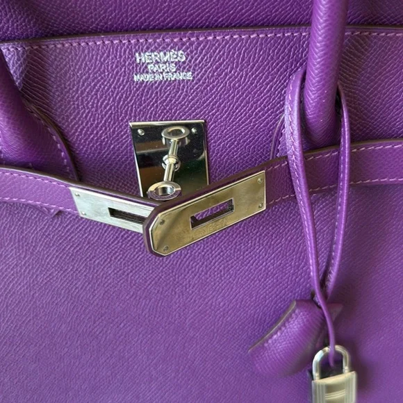 Hermès Birkin 35 handbag in Anemone Epsom! - Picture 13 of 17